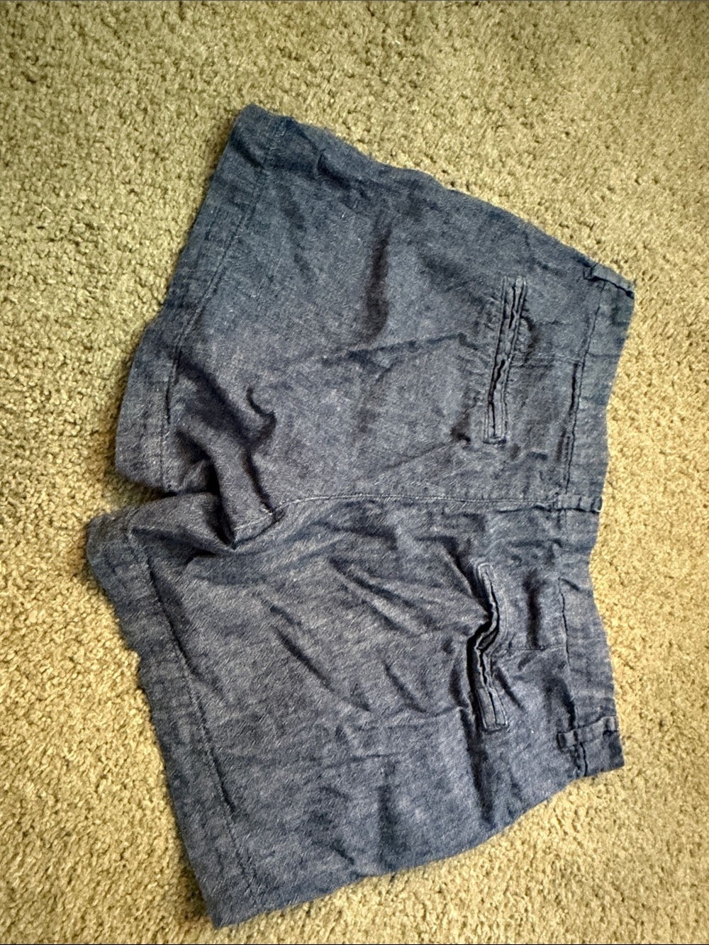 Old Navy Navy Blue Striped Waistband Shorts - Picture 3 of 3